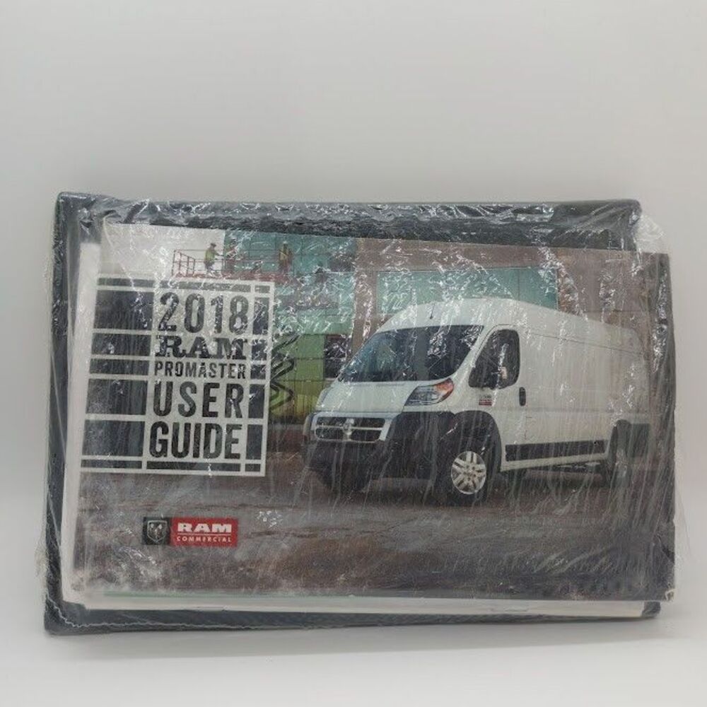 2018 Ram Promaster Commercial Owner's Owners Manual with Case NEW Sealed